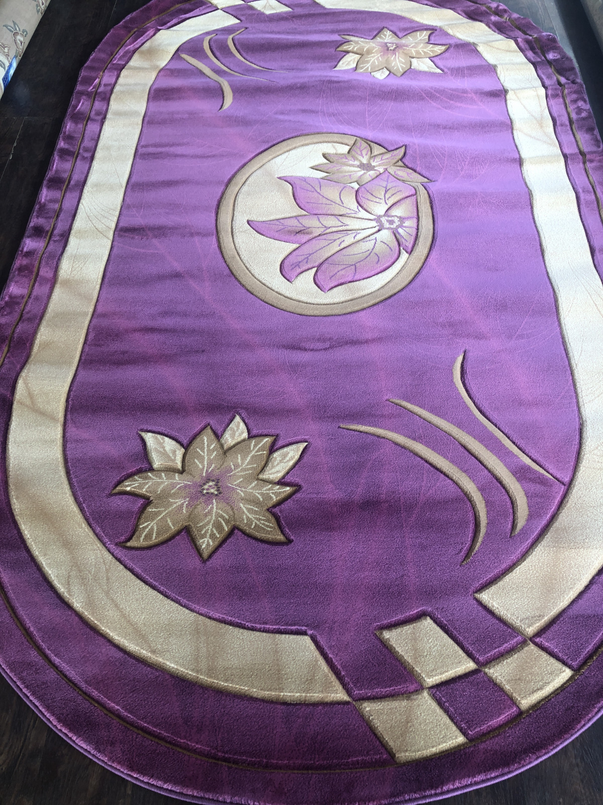 PACIFIC CARVING - 417 - VIOLET/CREAM