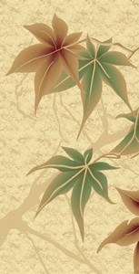PACIFIC CARVING - 47 - CREAM/D.GREEN