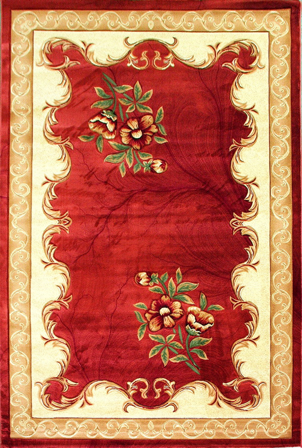 PACIFIC CARVING - 514 - RED / CREAM