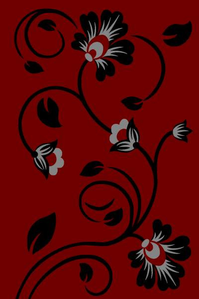 PACIFIC CARVING - 519 - FLAF RED/BLACK