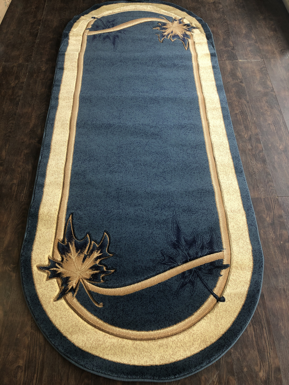 PACIFIC CARVING - 549 - BLUE / CREAM