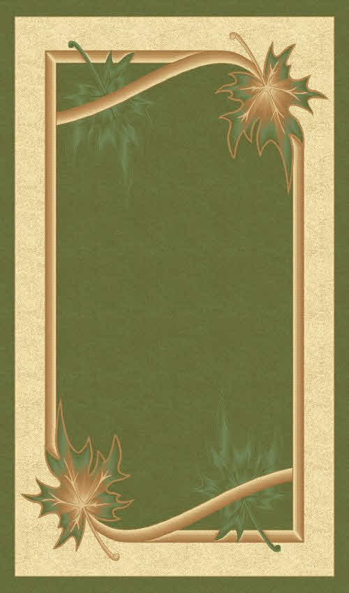 PACIFIC CARVING - 549 - D.GREEN / CREAM