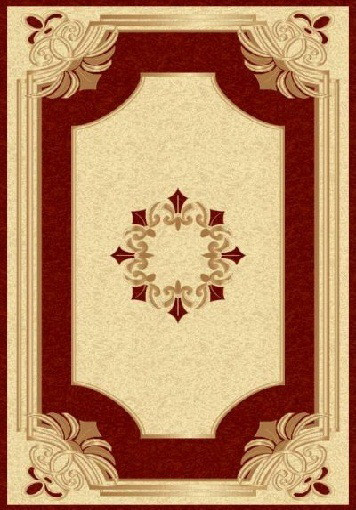 PACIFIC CARVING - 58 - CREAM / BORDEAUX