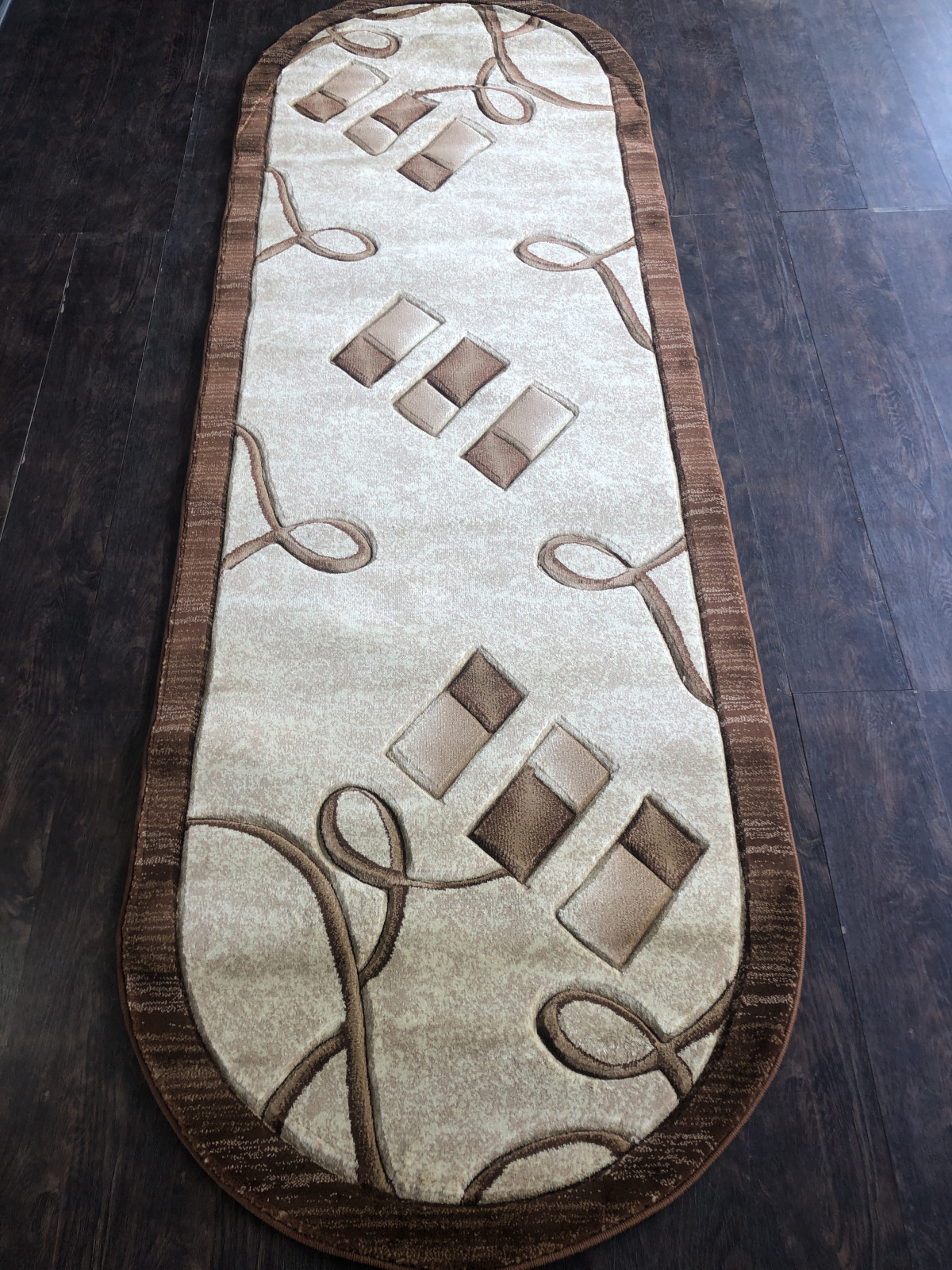 PACIFIC CARVING - 591 - CREAM / BROWN