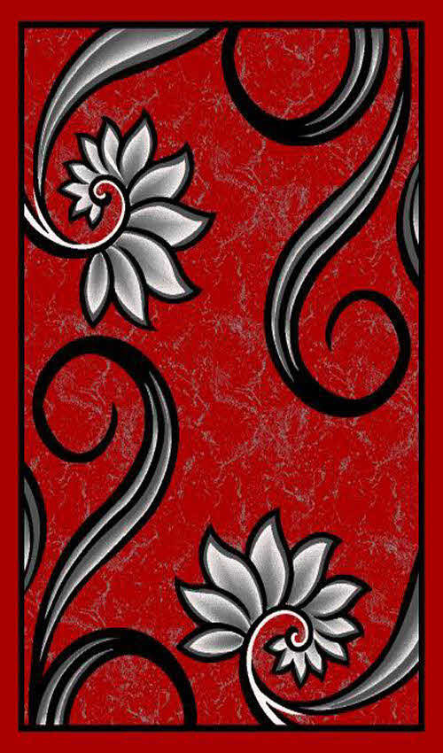 PACIFIC CARVING - 594 - FLAG RED / BLACK