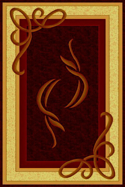 PACIFIC CARVING - 94 - BROWN / CREAM