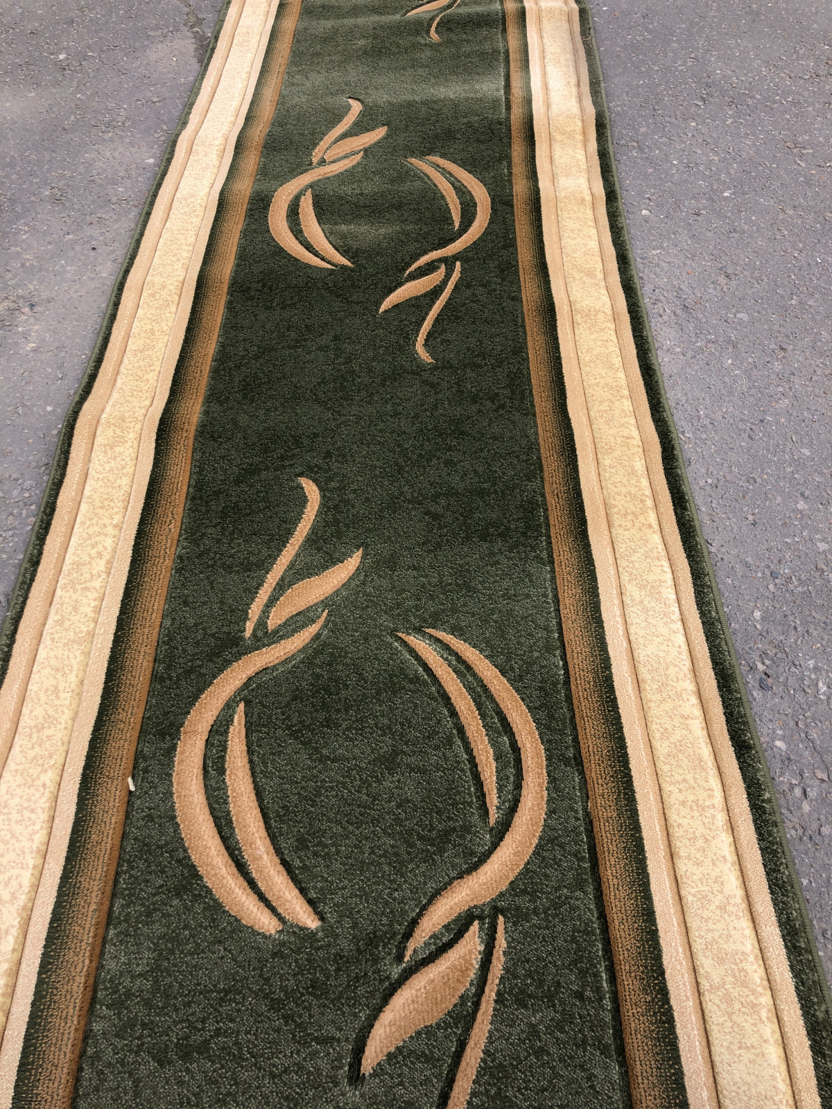 PACIFIC CARVING - 94 - CREAM/GREEN