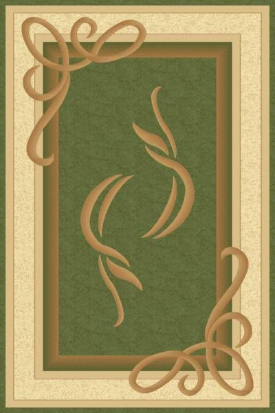 PACIFIC CARVING - 94 - D.GREEN / CREAM