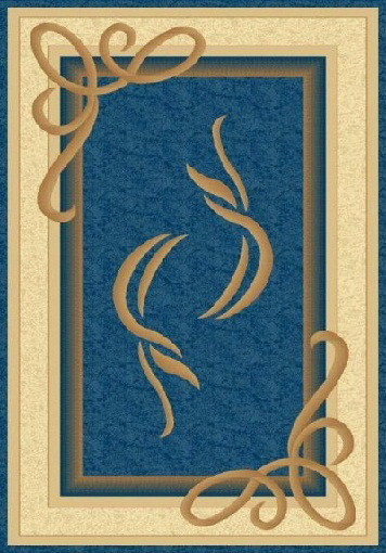 PACIFIC CARVING - 94 - NAVY / CREAM