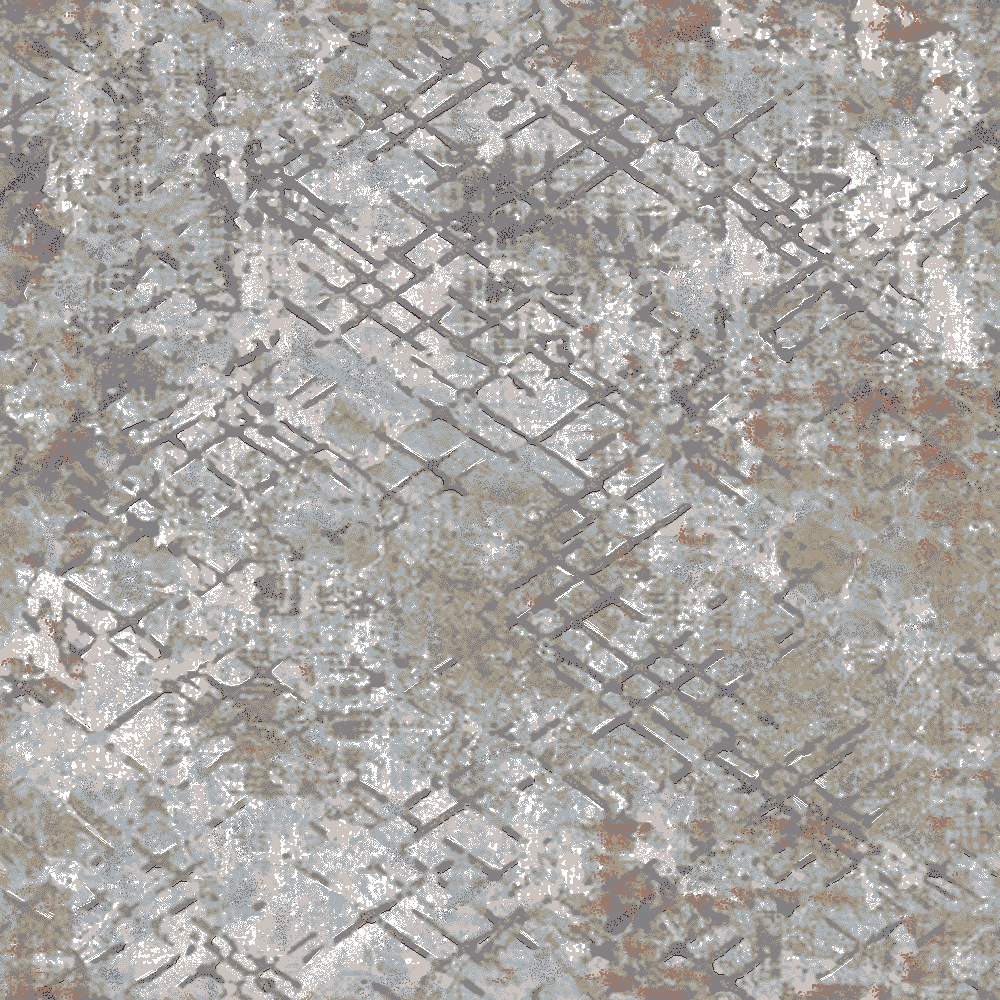 Рулоны обработанные Принт 6 цветов - МАРИНО - Бежевый