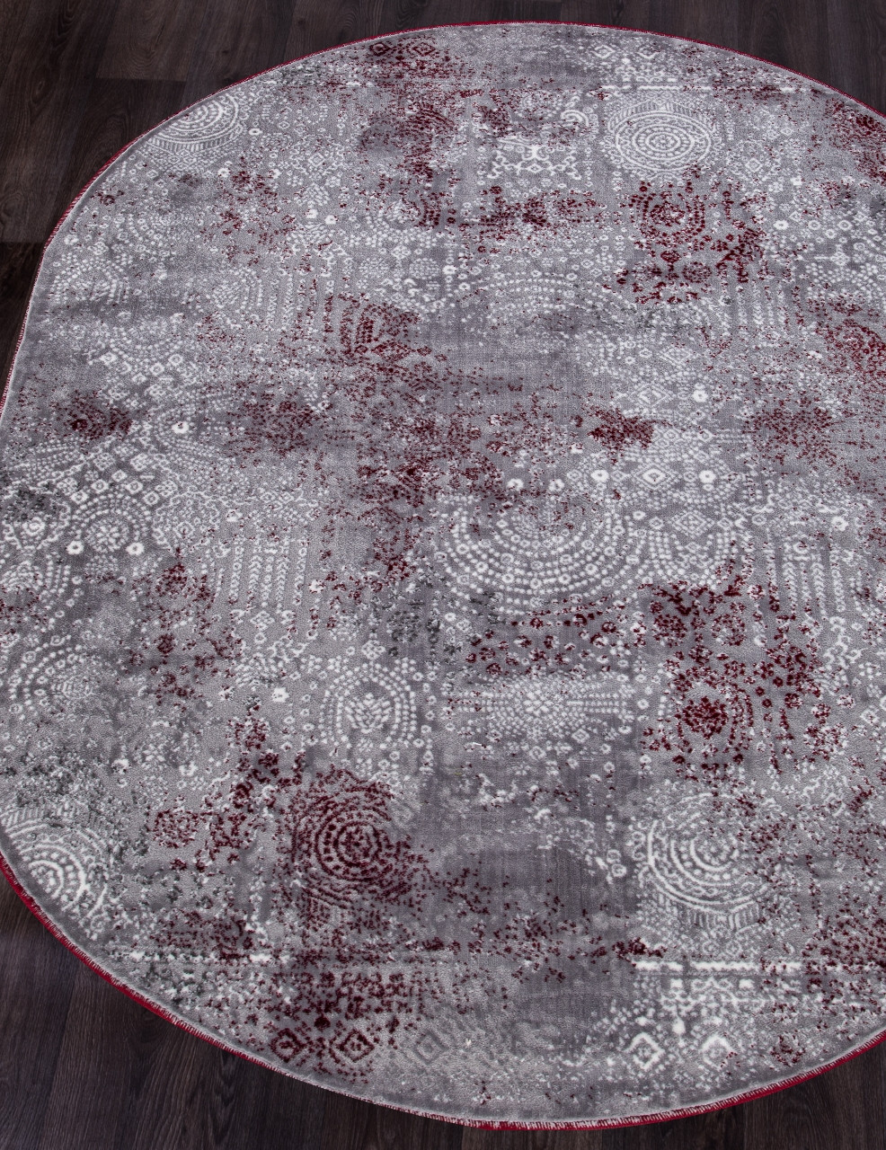 SATINE - S106B - KOYU GREY COKEN / RED