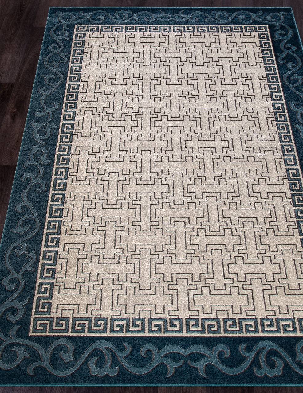 SERENITY - D781 - CREAM-BLUE