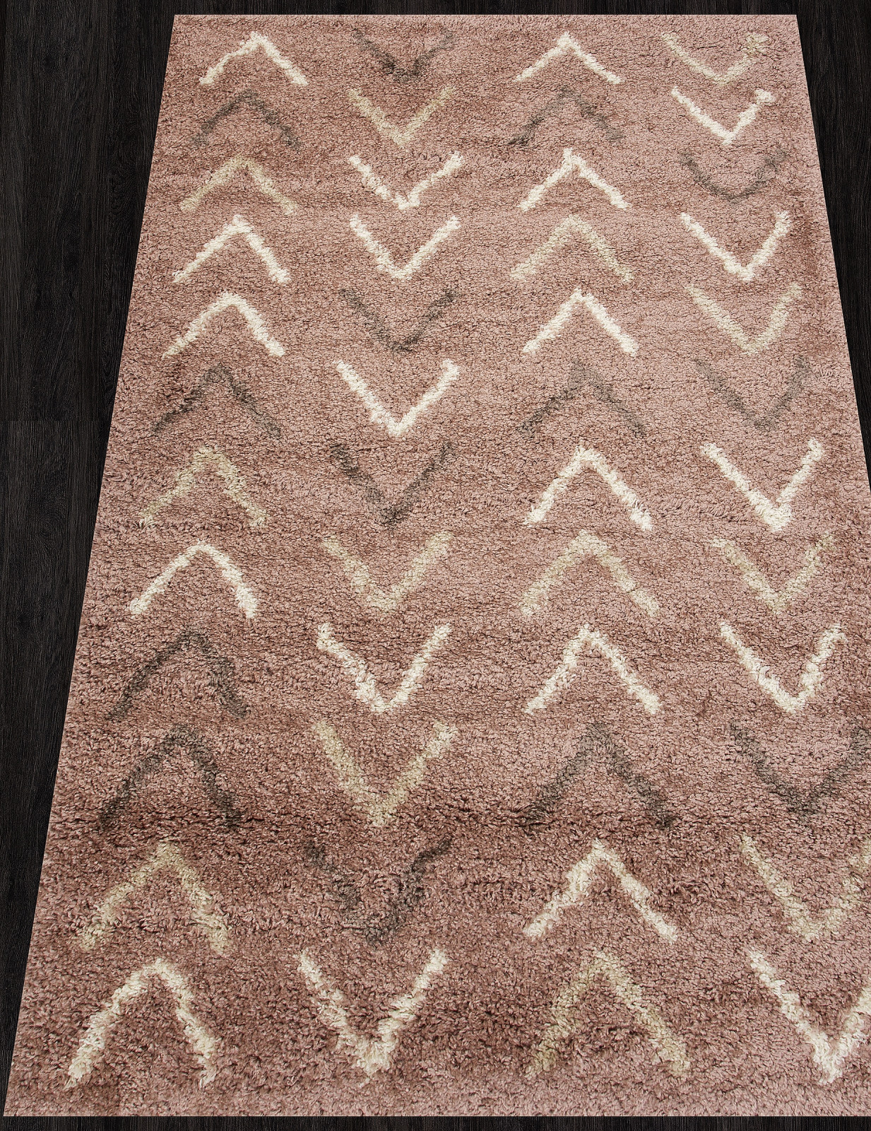 SHAGGY TREND - D704 - LIGHT BROWN