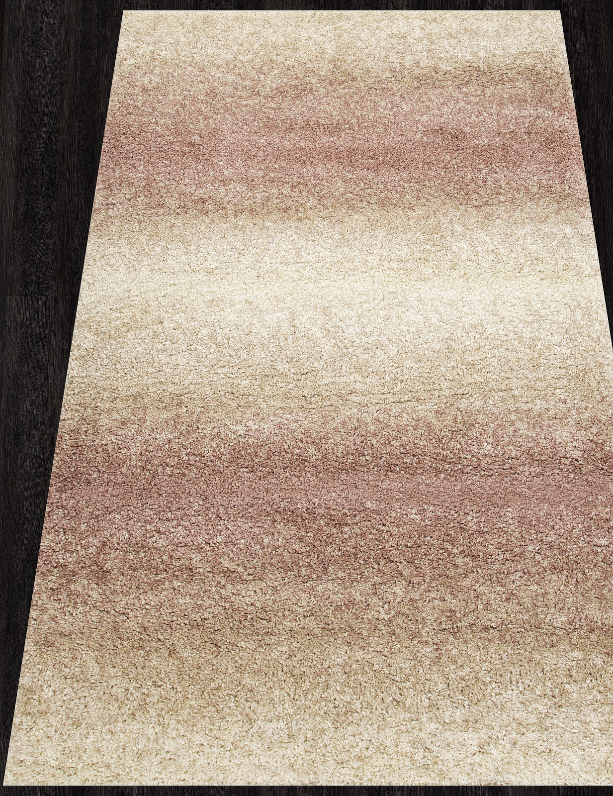 SHAGGY TREND - D706 - CREAM-BROWN
