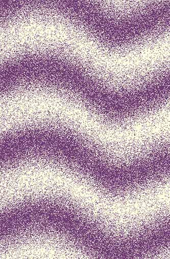 SHAGGY ULTRA - s601 - CREAM-PURPLE