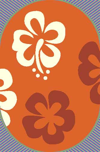 SHAGGY ULTRA - s605 - ORANGE-CREAM