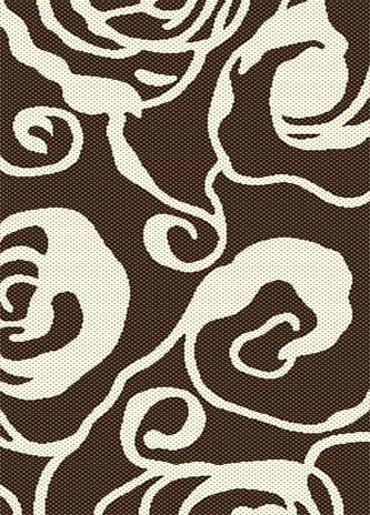 SHAGGY ULTRA - s629 - BROWN-CREAM