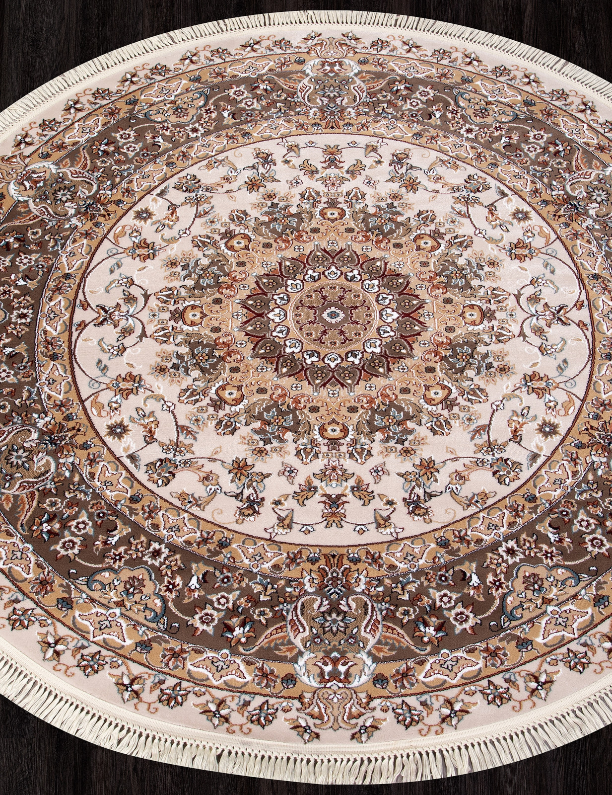 SHAHREZA - D206 - CREAM-BROWN