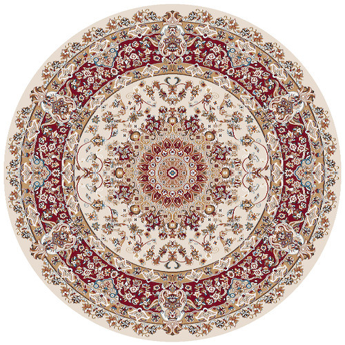 SHAHREZA - D206 - CREAM-RED