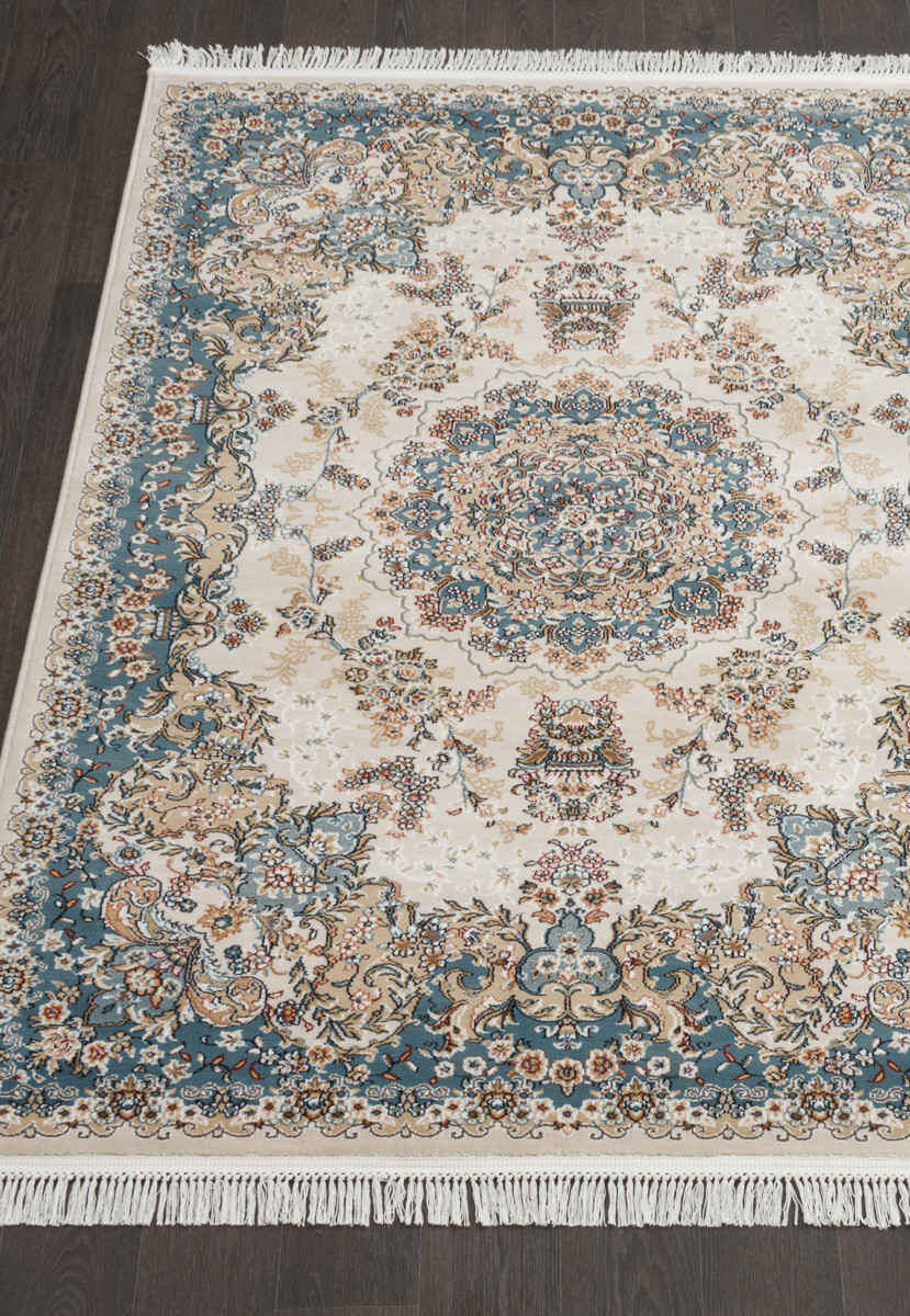 SHAHREZA - d211 - CREAM-BLUE