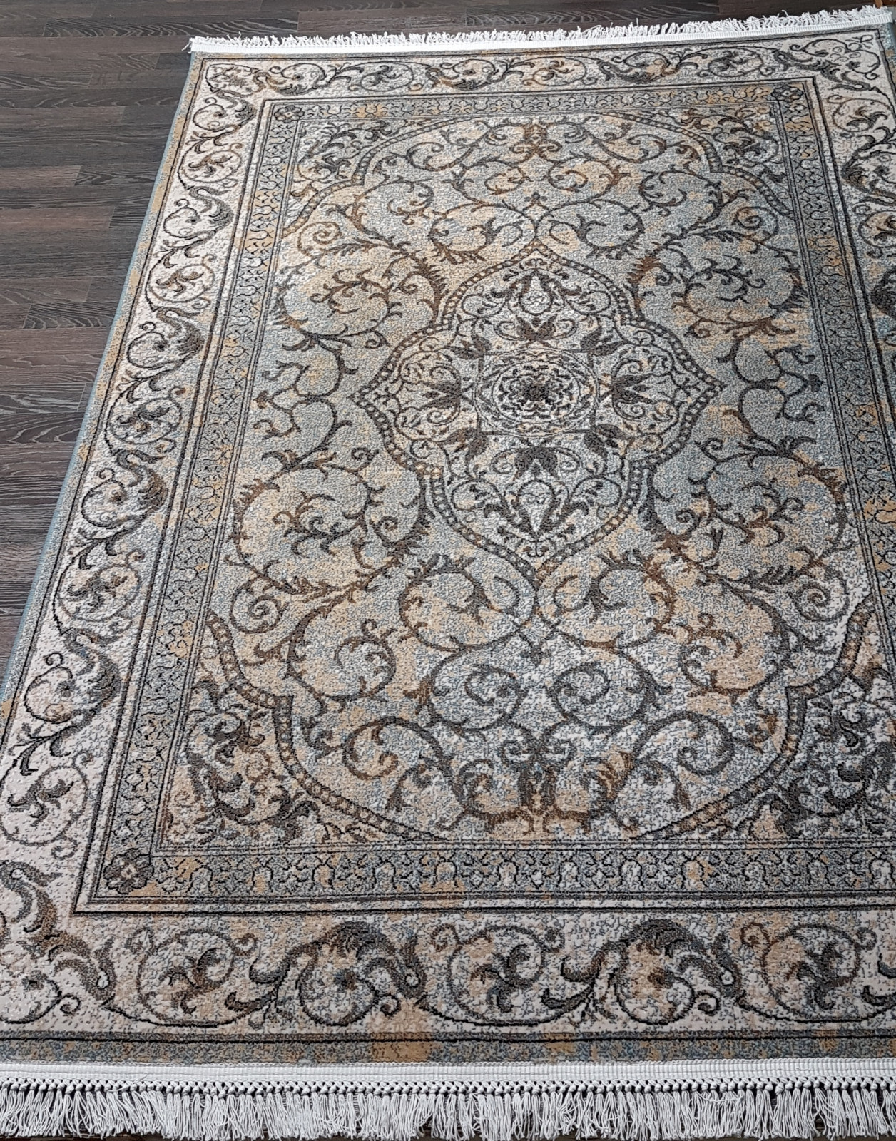 SHAHREZA - D470 - CREAM-BLUE