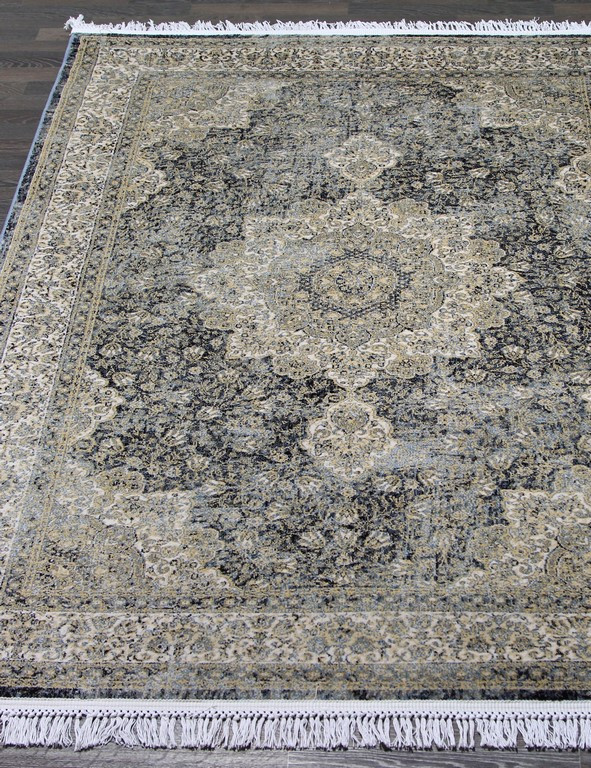 SHAHREZA - D474 - CREAM-BLUE