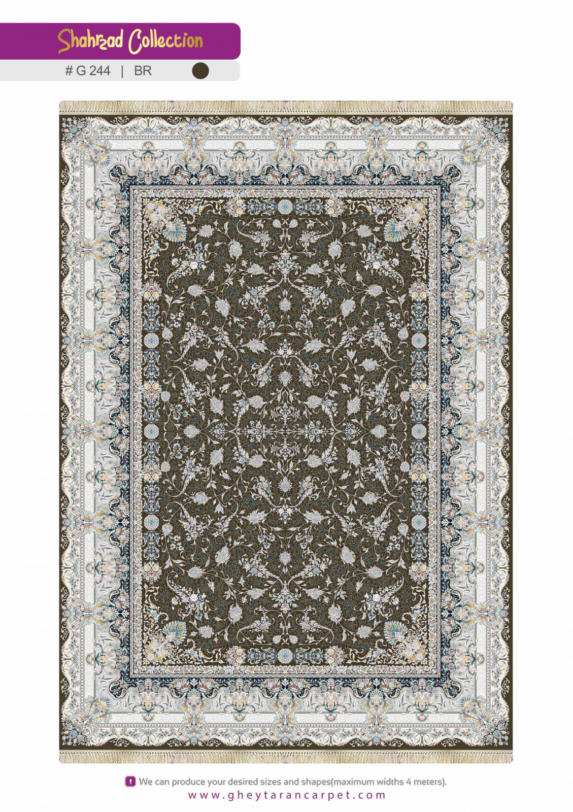 SHAHRZAD 1500 ACRYLIC - G244 BR - 000