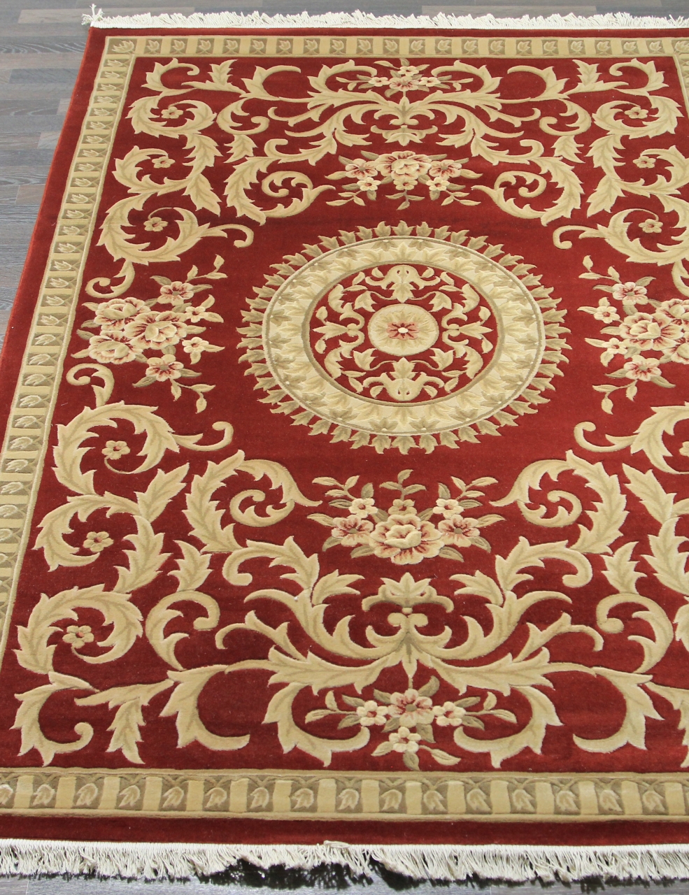 Woolen Machine-made carpets - ZY2336MA - RED