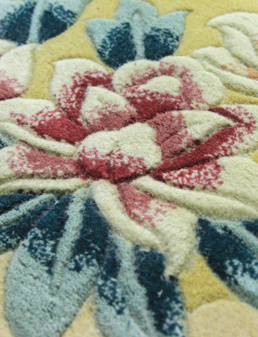 90 LINE WOOLEN HANDK-KNOTTED - 0023 - GOLD