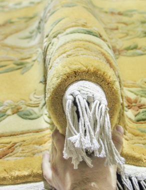 90 LINE WOOLEN HANDK-KNOTTED - 0083 - BEIGE