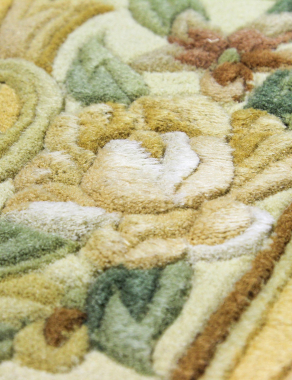 90 LINE WOOLEN HANDK-KNOTTED - 0083 - BEIGE