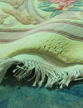 90 LINE WOOLEN HANDK-KNOTTED - 0083 - CREAM