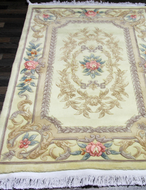 90 LINE WOOLEN HANDK-KNOTTED - 0083 - CREAM