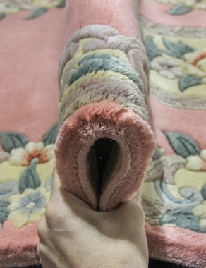 90 LINE WOOLEN HANDK-KNOTTED - 0083 - PINK