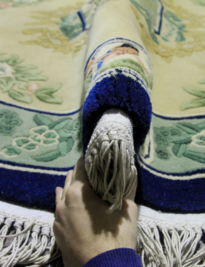 90 LINE WOOLEN HANDK-KNOTTED - 1871 - 410