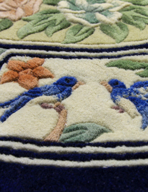 90 LINE WOOLEN HANDK-KNOTTED - 1871 - 410