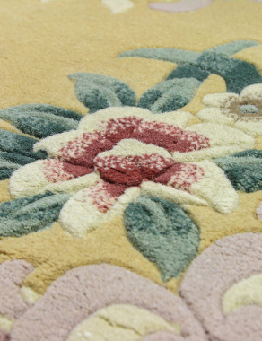 90 LINE WOOLEN HANDK-KNOTTED - 23 - BEIGE