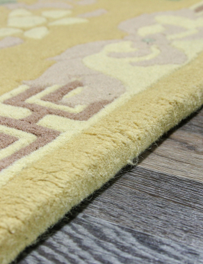 90 LINE WOOLEN HANDK-KNOTTED - 23 - BEIGE
