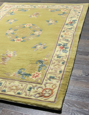 90 LINE WOOLEN HANDK-KNOTTED - 3817 - BEIGE
