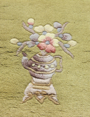 90 LINE WOOLEN HANDK-KNOTTED - 3817 - BEIGE