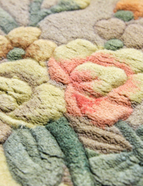 90 LINE WOOLEN HANDK-KNOTTED - 3871 - BEIGE