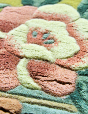 90 LINE WOOLEN HANDK-KNOTTED - 3911 - 385