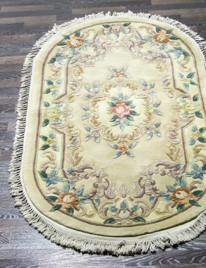 90 LINE WOOLEN HANDK-KNOTTED - 50010 - BEIGE