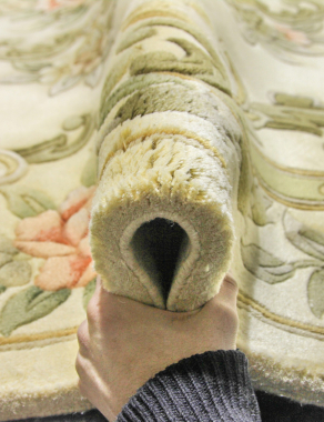 90 LINE WOOLEN HANDK-KNOTTED - 510 - CREAM
