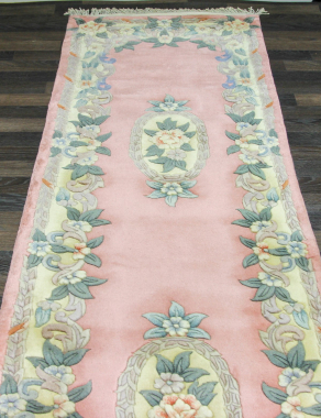 90 LINE WOOLEN HANDK-KNOTTED - 6057 - PINK