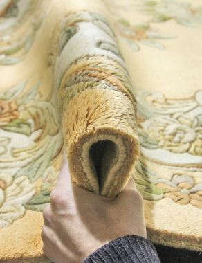 90 LINE WOOLEN HANDK-KNOTTED - 6057A - GOLD