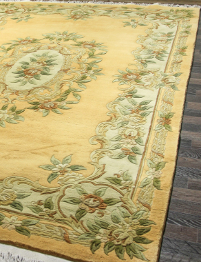90 LINE WOOLEN HANDK-KNOTTED - 6057A - GOLD