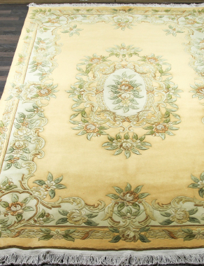 90 LINE WOOLEN HANDK-KNOTTED - 6057A - GOLD