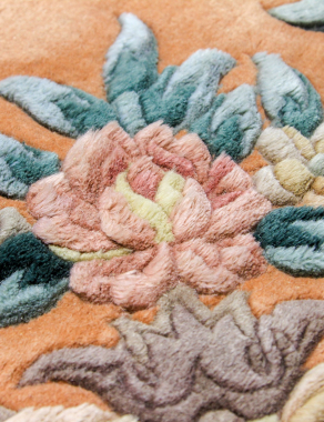 90 LINE WOOLEN HANDK-KNOTTED - 6116 - 383