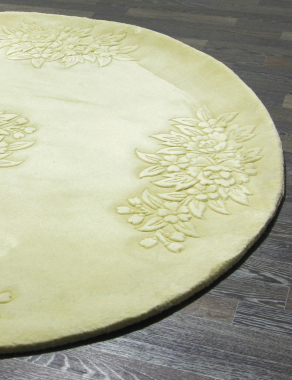 90 LINE WOOLEN HANDK-KNOTTED - 7006 - CREAM
